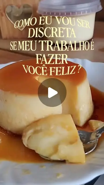 Pudim no pote fresquinho na Padaria Pontual