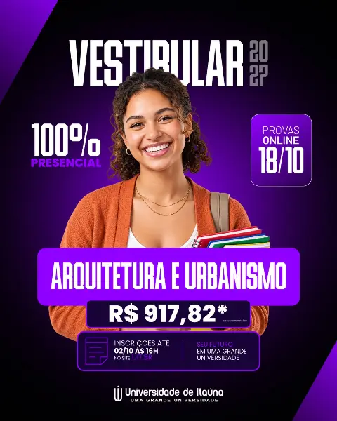 Vestibular de Arquitetura e Urbanismo na UIT