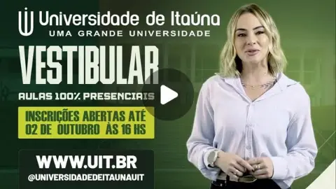 Vestibular 1o/2027 da UIT: inscrições até 02/10