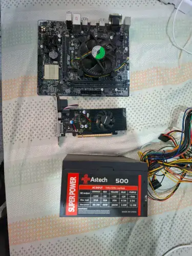 Placa-mãe Asus+video+fonte+memória