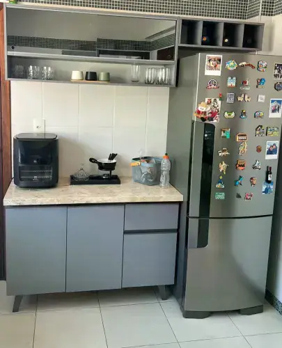 Armário cozinha com granito beje Bahia