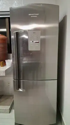 Geladeira Inverter 422L Inox