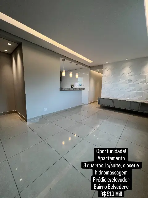 Apartamento 3 quartos à venda no Belvedere