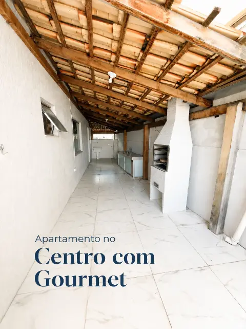 Apartamento 3 quartos com área gourmet à venda no Centro