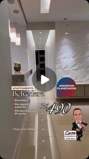 Apartamento 2 quartos com suíte no Belvedere