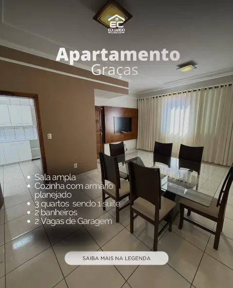 Apartamento 3 quartos à venda no Graças