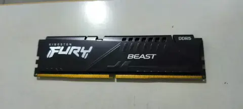 Memória Ram DDR5 1x16 6000mhz CL40 Kingston Fury Beast