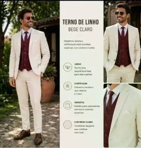Terno de linho