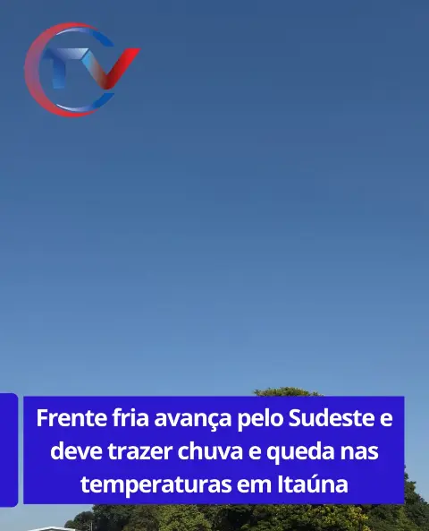 Frente fria chega a Itaúna com chuva e queda de temperatura