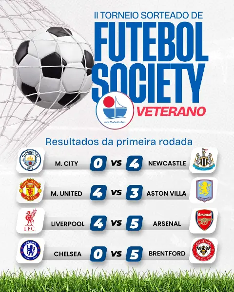 II Torneio Futebol Society Veterano – Primeira Rodada