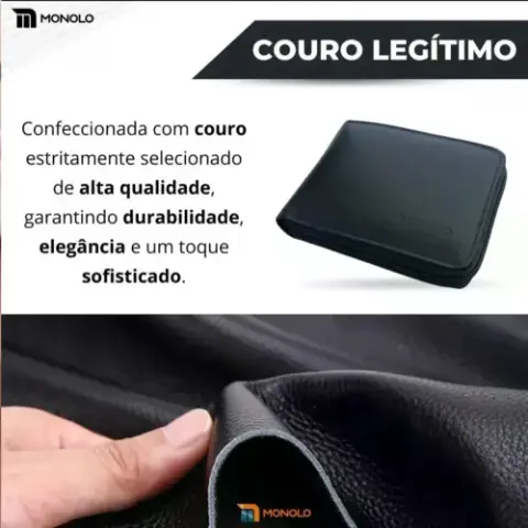 Carteira de Couro Legítimo