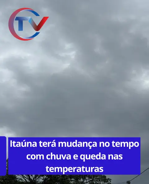 Frente fria traz chuva e queda de temperatura em Itaúna