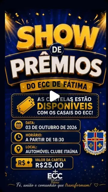 Show de Prêmios no Automóvel Clube de Itaúna