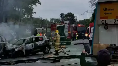 VÍDEO: Mãe e filho de 2 anos morrem em acidente com quatro veículos na MG-050, em Itaúna