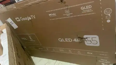 televisores com display quebrados