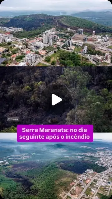 Incêndio atinge Serra Maranata entre Santanense e Tropical