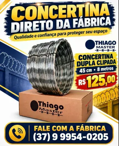 Concertina direto da fábrica!