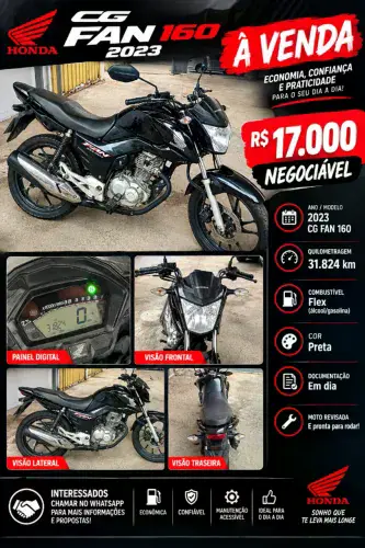 Honda CG 160 FAN Flex 2023