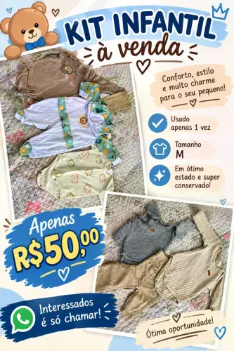 Kit infantil masculino
