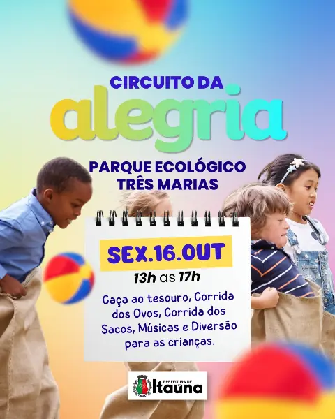 Circuito da Alegria no Parque Ecológico Três Marias
