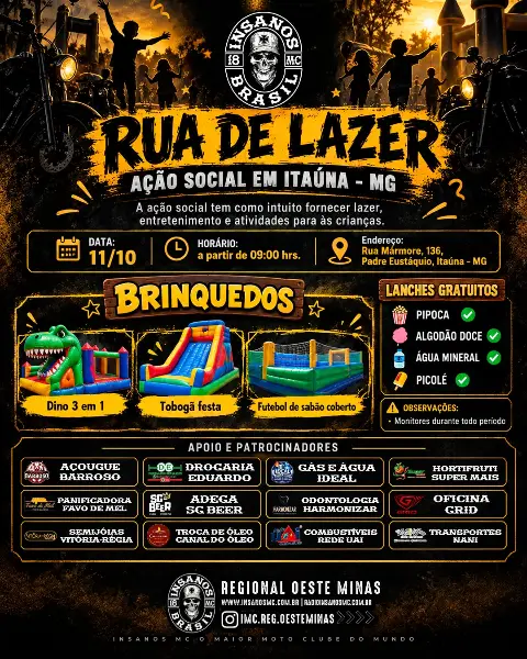 Ação Social Insanos MC – Brincadeiras e Diversão