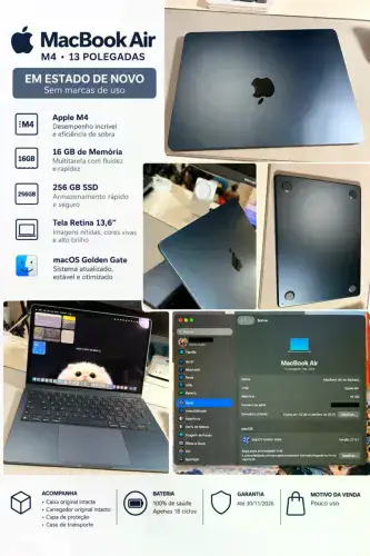 MacBook Air m4 - estado de novo!