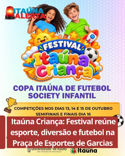 Itaúna Criança: festival de esporte e diversão em Garcias