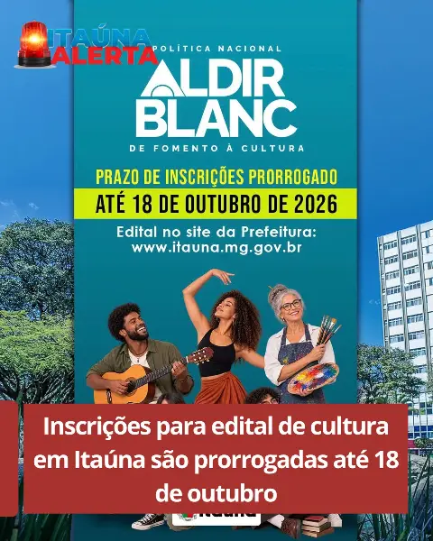 Inscrições para edital da Política Nacional Aldir Blanc prorrogadas