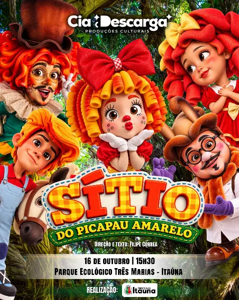 Espetáculo O Sítio Mais Querido dos Livros