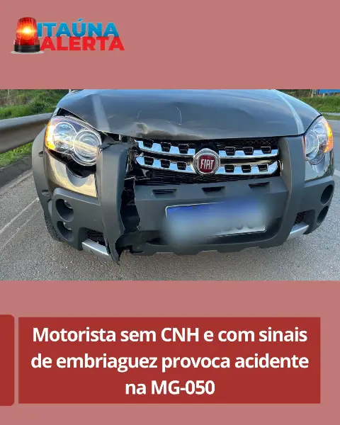 Homem é preso em acidente de trânsito