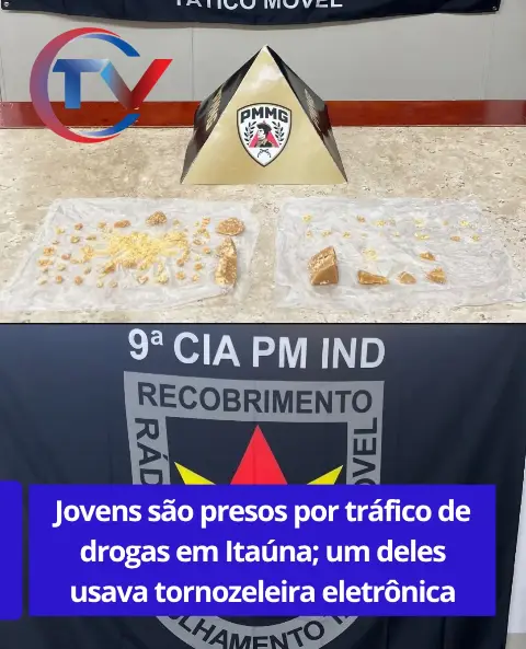 Dois jovens presos por tráfico de drogas