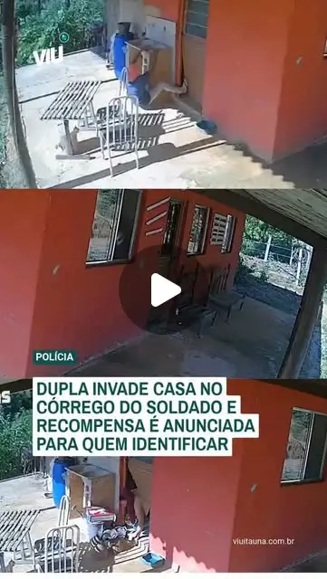 Dupla invade casa na zona rural — recompensa anunciada