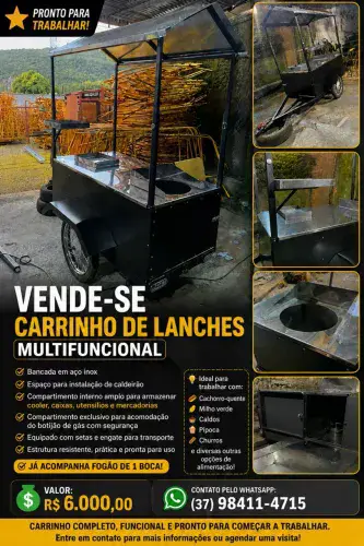 Carrinho de lanches