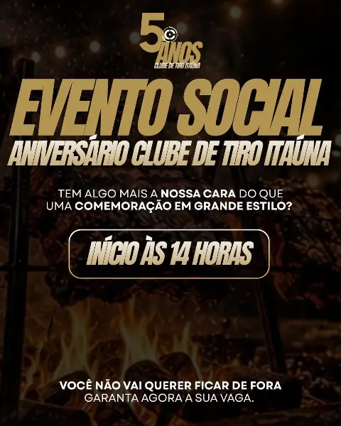 Festa de 5 anos do Clube de Tiro Itaúna
