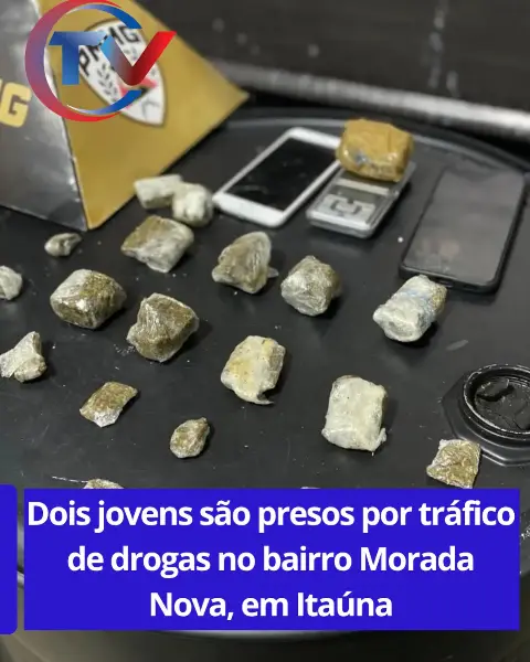 Dois jovens presos por suspeita de tráfico na Morada Nova
