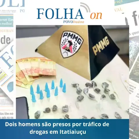 Dois homens presos por tráfico de drogas