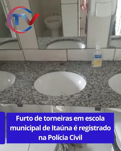 Furto em escola municipal causa prejuízo ao patrimônio
