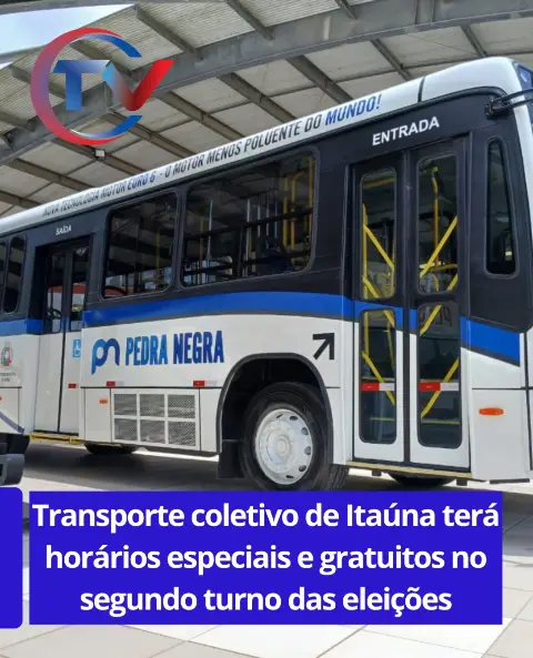 Transporte gratuito no dia 25 de outubro