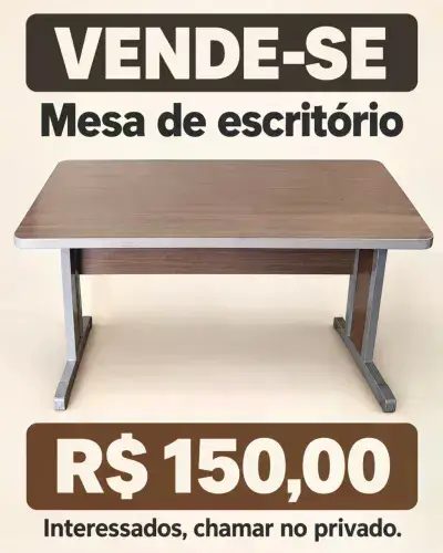 Mesa de escritório super conservada