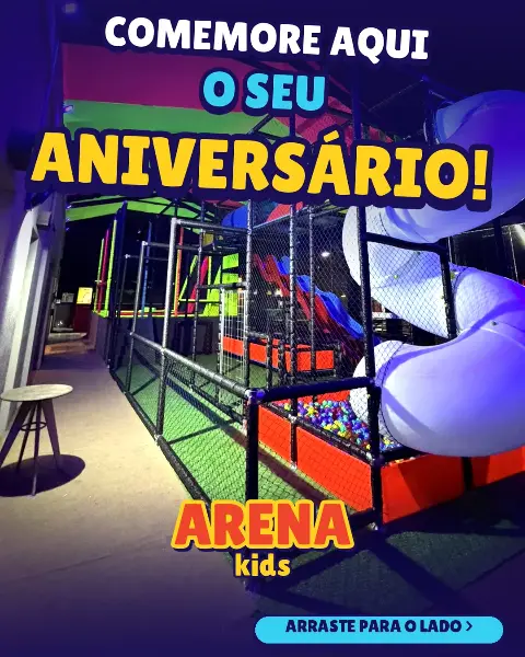 Festa de aniversário infantil no Arena Kids