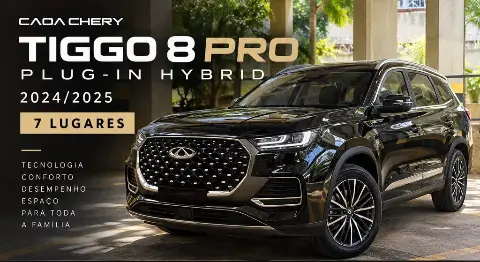 CAOA Chery Tiggo 8 Pro Hybrid 2024/2025 — 53 mil km