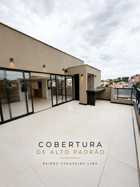 Cobertura de alto padrão 280 m2 no Cerqueira Lima