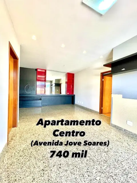 Apartamento 3 quartos com suíte no Centro