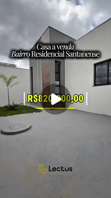 Casa 3 quartos à venda no Residencial Santanense
