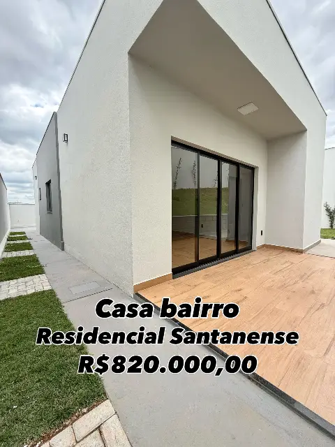 Casa 3 quartos à venda no Residencial Santanense