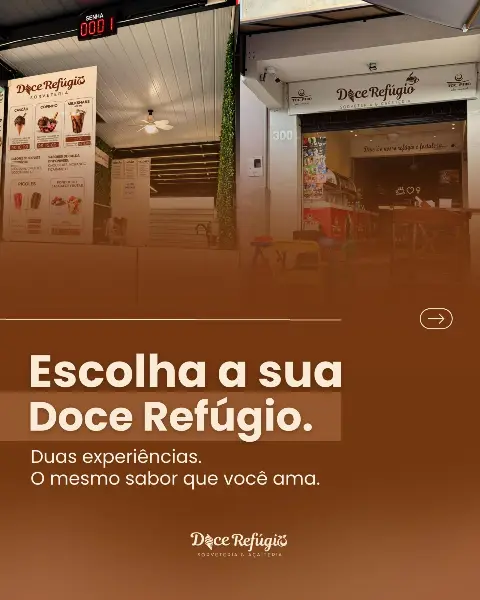 Doce Refúgio: sorveteria com duas unidades