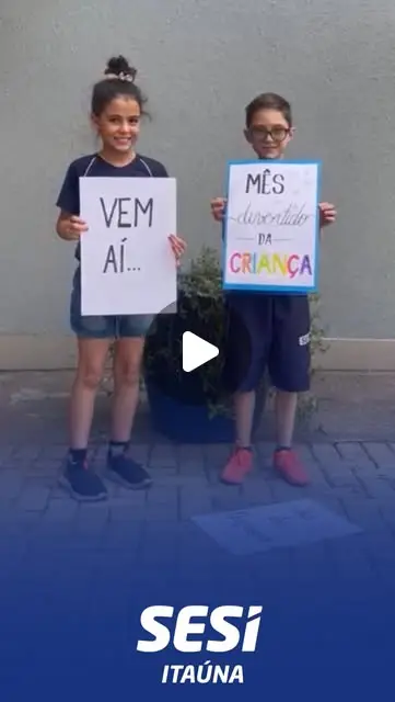 Programação do Mês das Crianças no SESI Itaúna