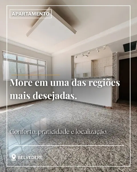 Apartamento 3 quartos à venda no Belvedere