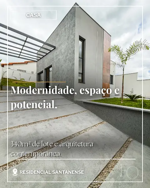 Casa 3 quartos à venda no Residencial Santanense