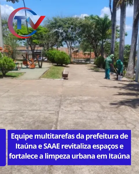 SAAE e Prefeitura fazem limpeza e recuperação de espaços públicos